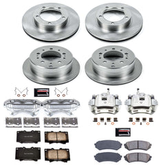 Power Stop KCOE1133 Autospecialty 1-Click OE Replacement Pad And Rotor Kit With Calipers for 1998-2002 Lexus LX470 product image
