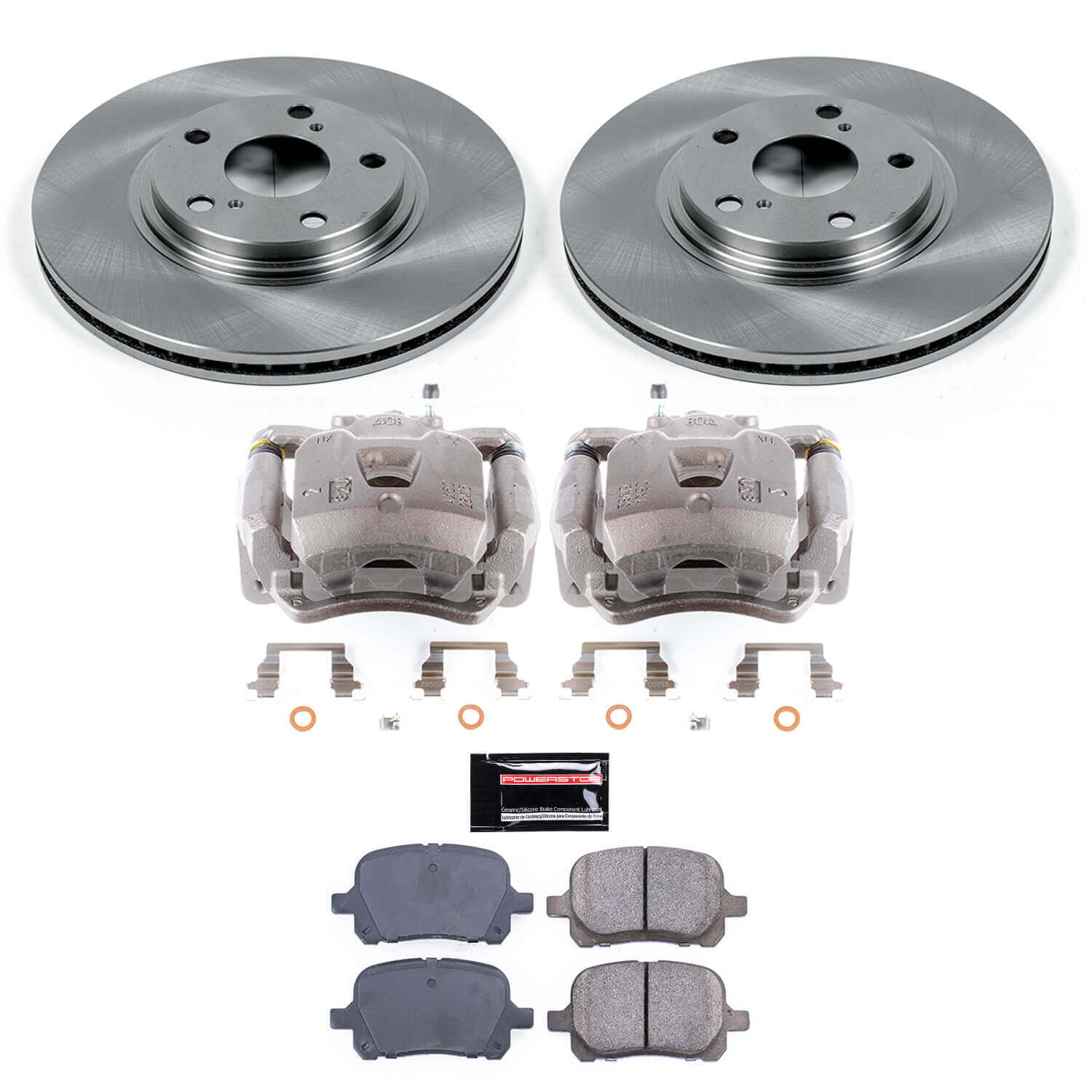 Power Stop KCOE1135 Autospecialty 1-Click OE Replacement Pad And Rotor Kit With Calipers for 1999-2001 Lexus RX300 product image