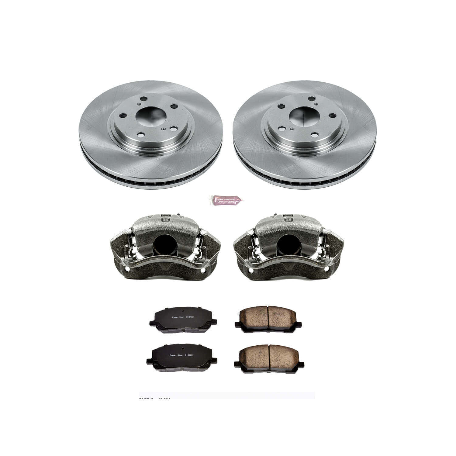 Power Stop KCOE1137 Autospecialty 1-Click Daily Driver Front Brake Kit for 2001-2007 Toyota Highlander product image