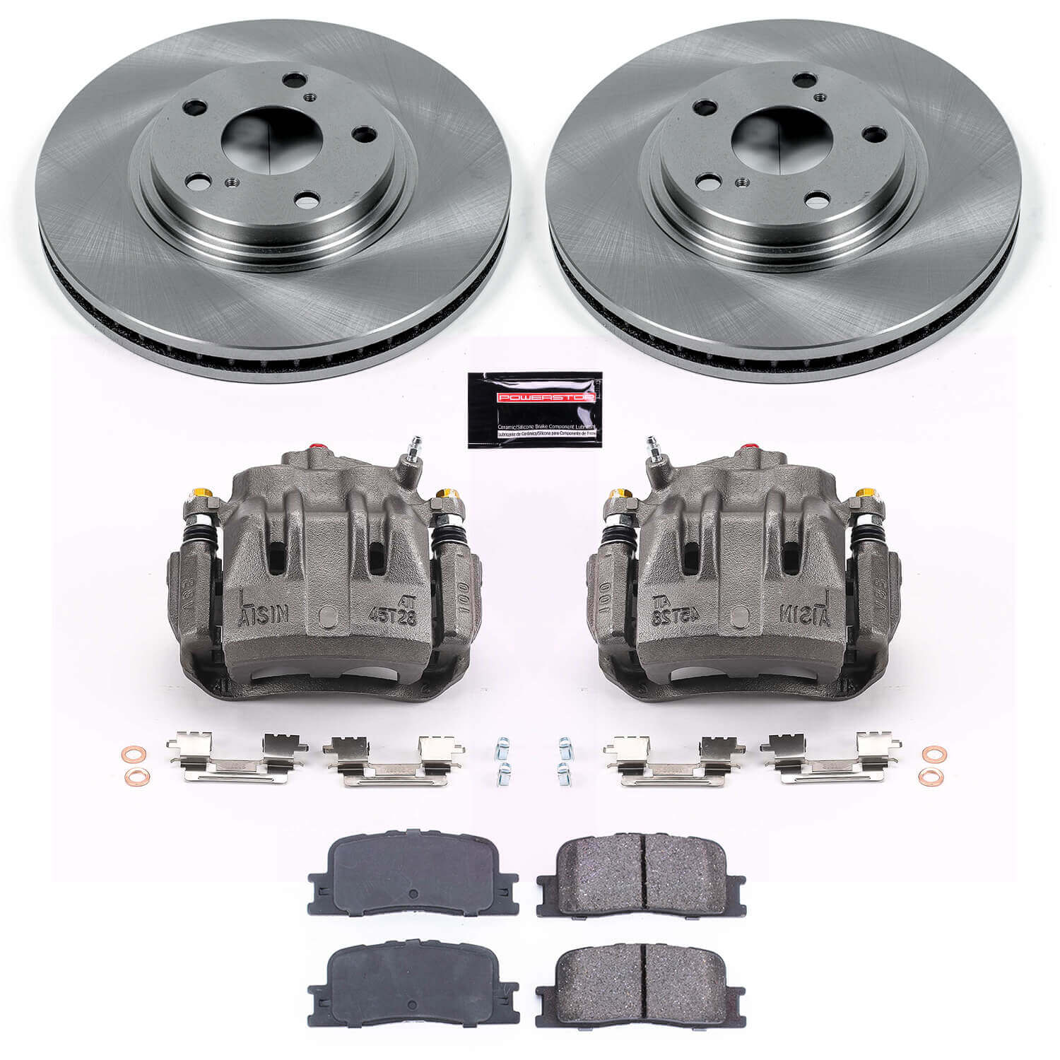 Power Stop KCOE1141 Autospecialty 1-Click OE Replacement Front Brake Kit With Calipers for 2002-2003 Lexus ES300 product image