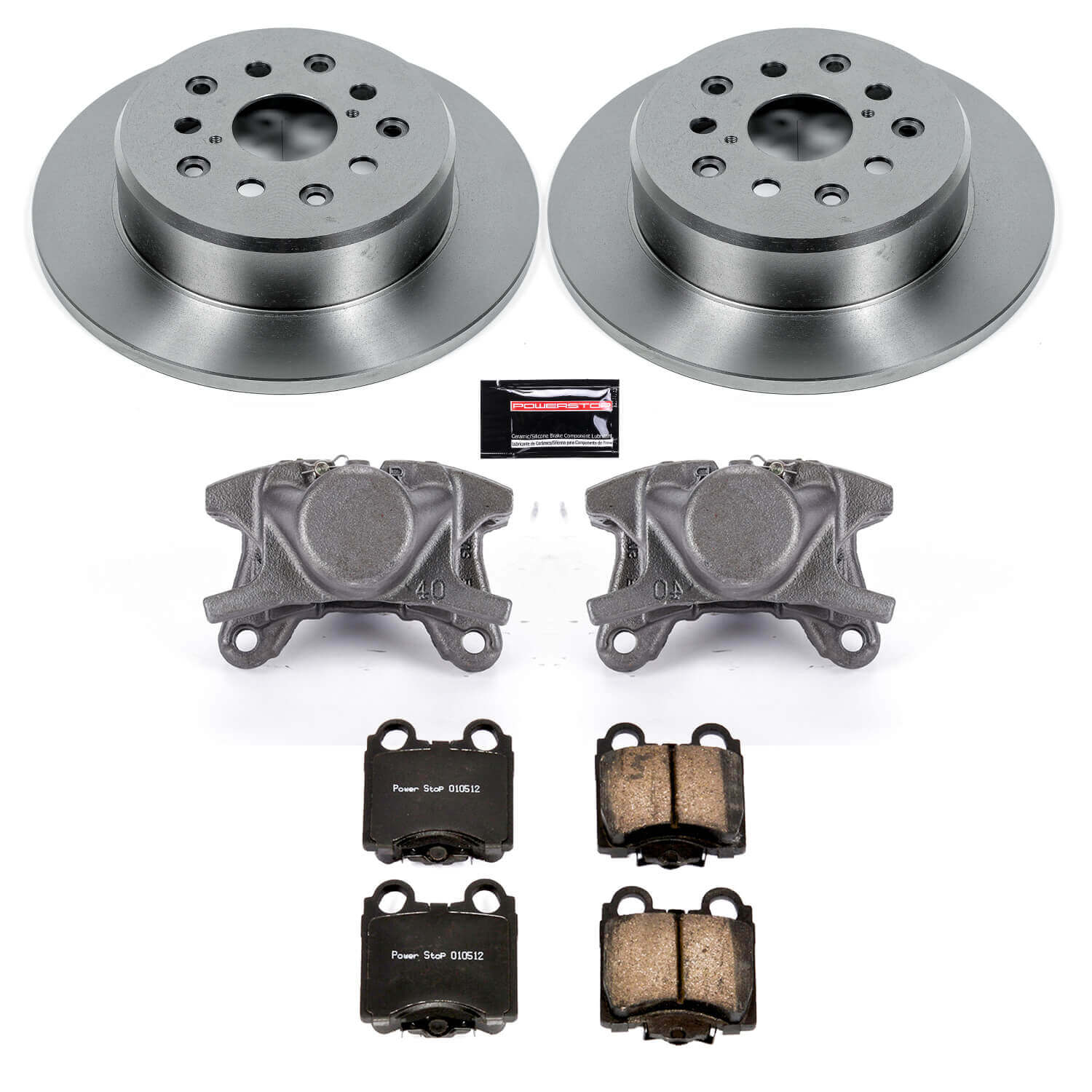 Power Stop KCOE1149 Autospecialty 1-Click OE Replacement Rear Brake Kit With Calipers for 2001-2005 Lexus IS300 product image