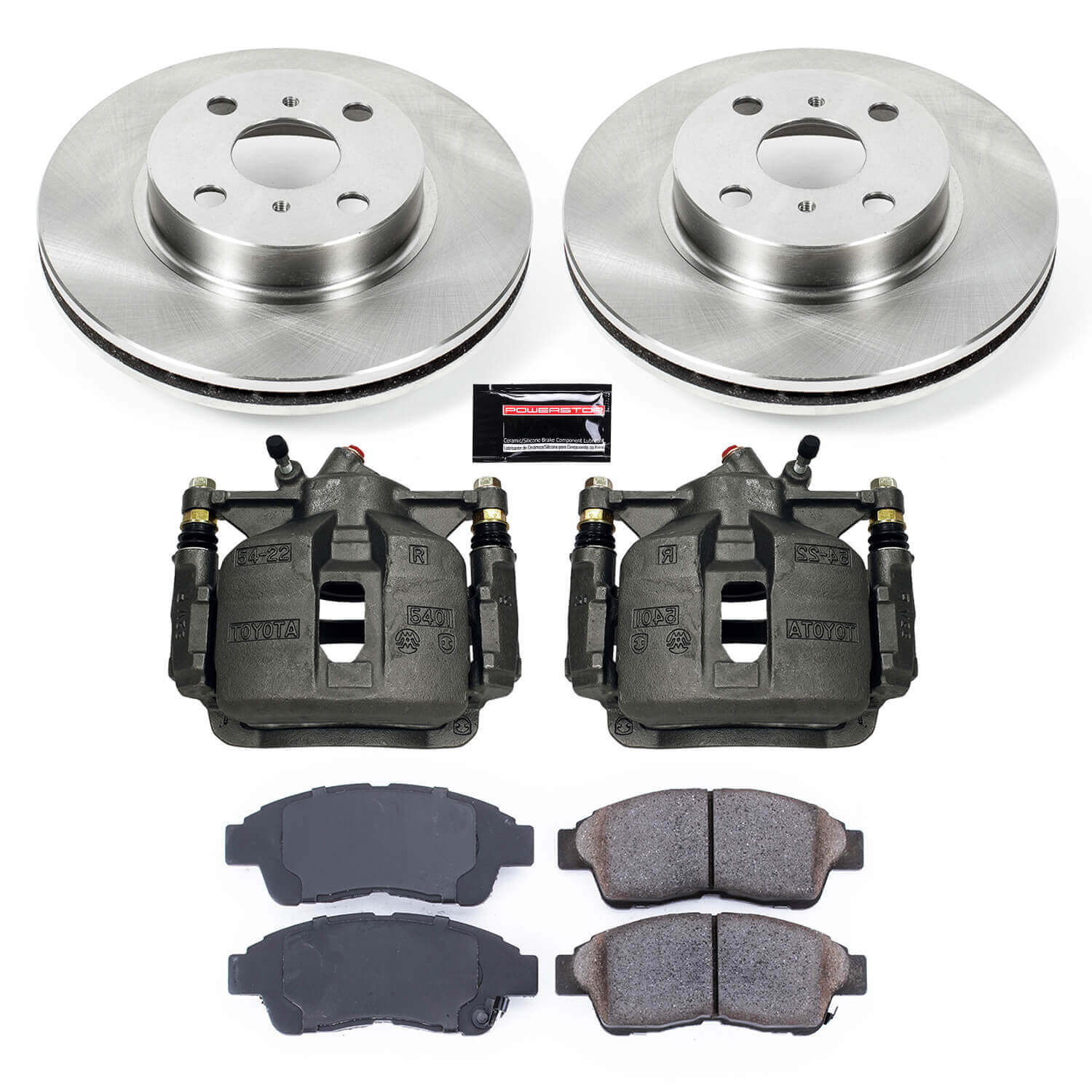 Power Stop KCOE1151 Autospecialty 1-Click Daily Driver Front Brake Kit for 1993-1997 Geo Prizm product image