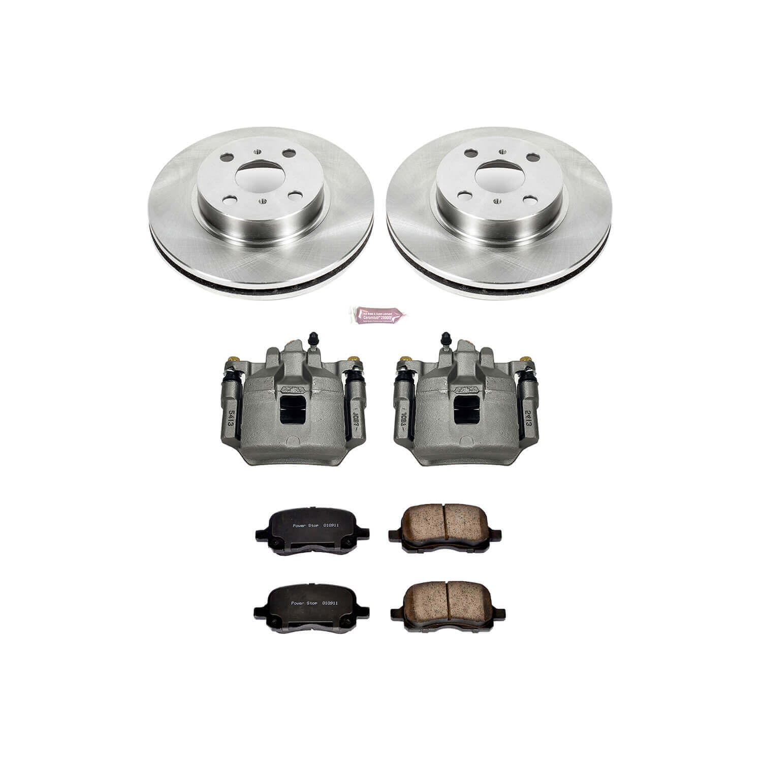 Power Stop KCOE1152 Autospecialty 1-Click Daily Driver Front Brake Kit for 1998-2002 Chevrolet Prizm product image