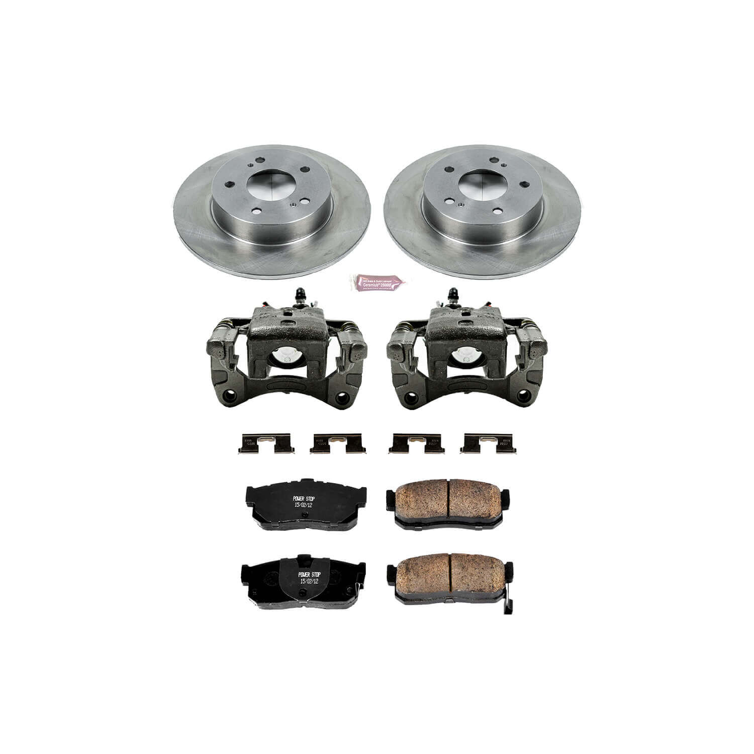 Power Stop KCOE1168 Autospecialty 1-Click Daily Driver Rear Brake Kit for 1996-2001 Infiniti I30 product image