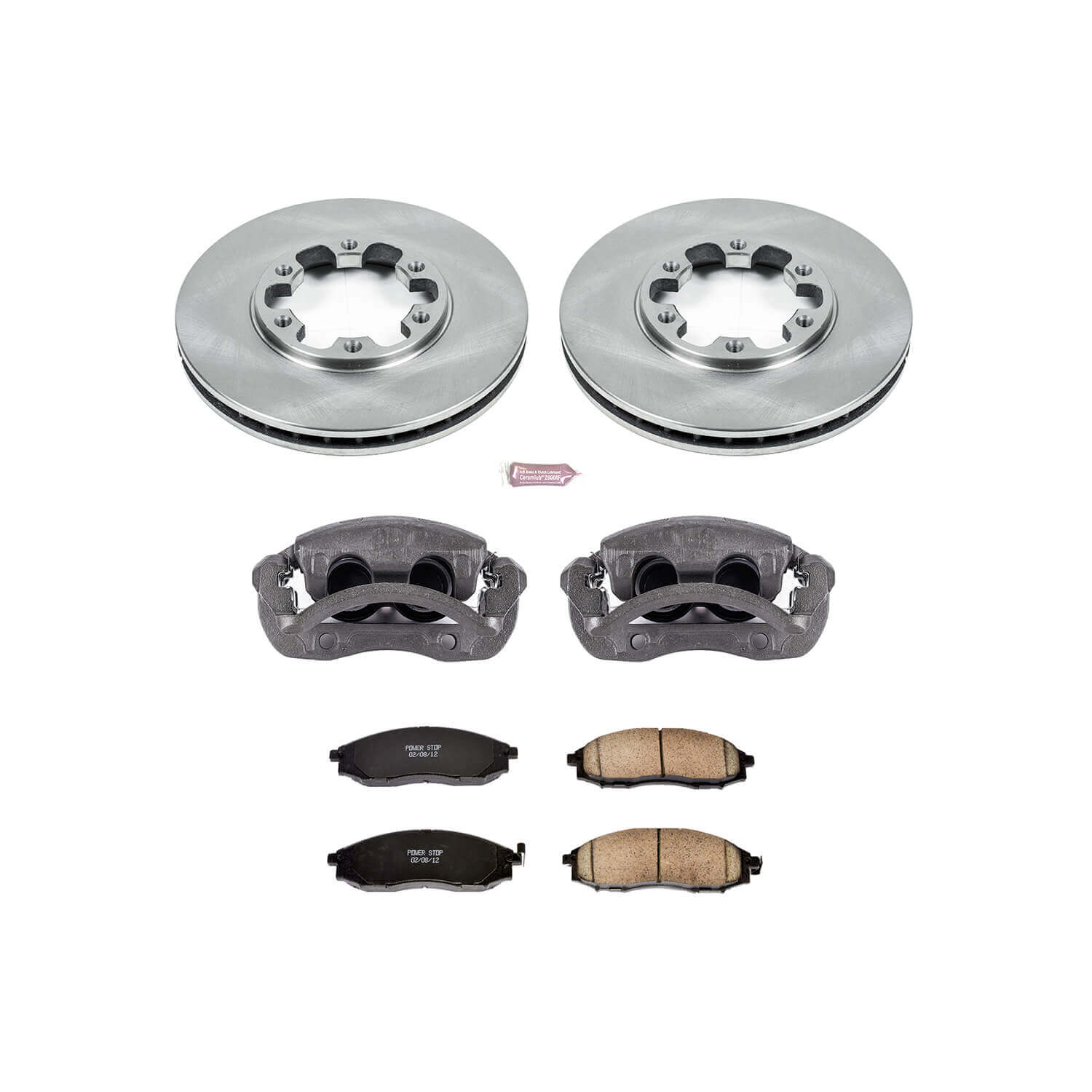 Power Stop KCOE117 Autospecialty 1-Click Daily Driver Front Brake Kit for 2003-2004 Nissan Frontier 4 Wheel Drive, Rear Wheel Drive product image