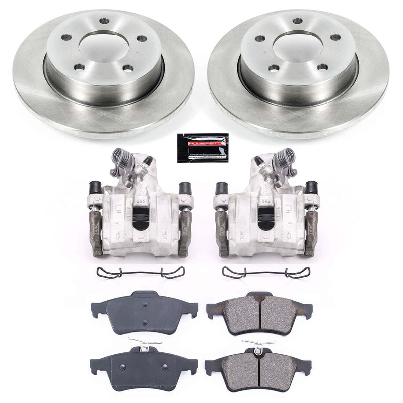 Power Stop KCOE123 Autospecialty 1-Click OE Replacement Rear Brake Kit With Calipers for 2006 Mazda 3 product image