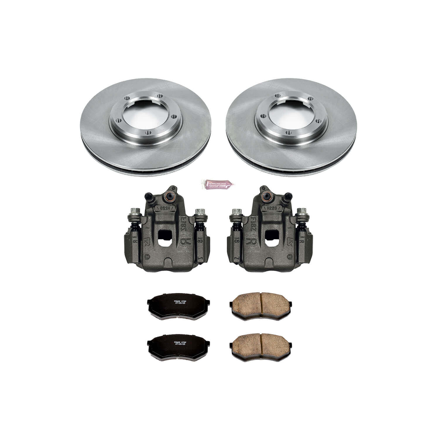 Power Stop KCOE1232 Autospecialty 1-Click Daily Driver Front Brake Kit for 1995-2003 Toyota Tacoma Rear Wheel Drive product image