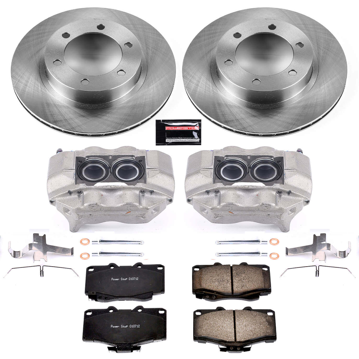Power Stop KCOE1236 Autospecialty 1-Click OE Replacement Front Brake Kit With Calipers for 1995-2002 Toyota 4Runner product image