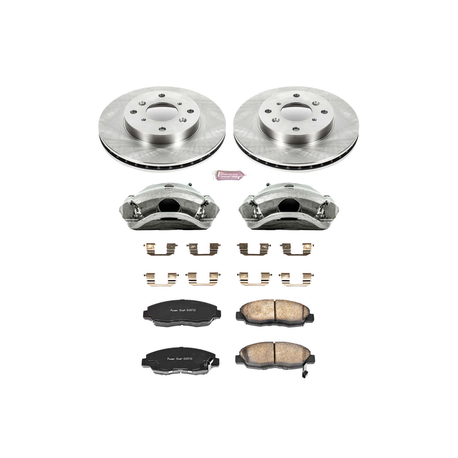 Power Stop KCOE1239A Autospecialty 1-Click Daily Driver Front Brake Kit for 1998-2002 Honda Accord product image