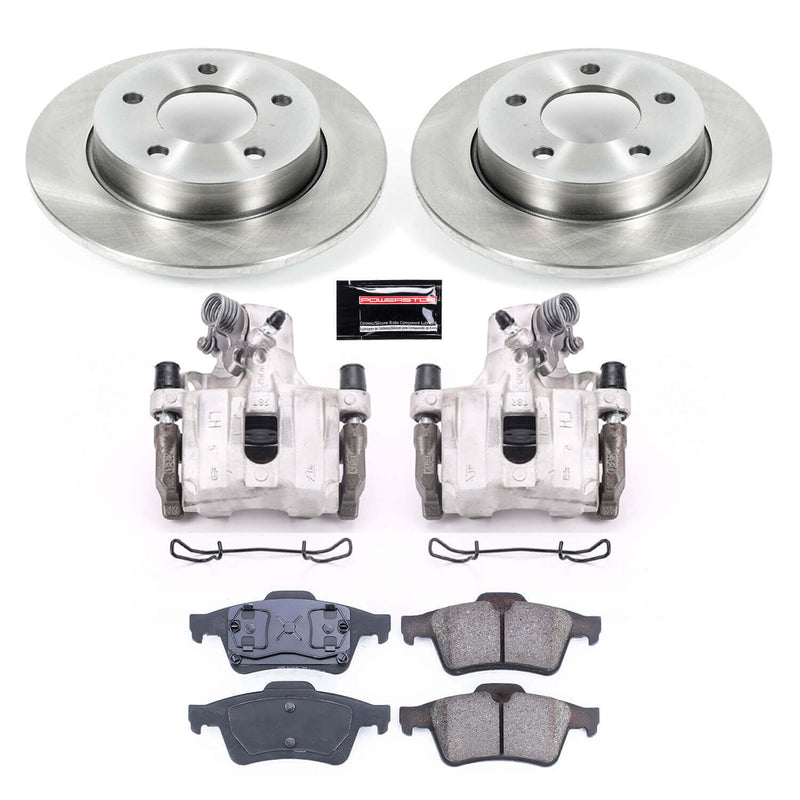 Power Stop KCOE124 Autospecialty 1-Click OE Replacement Rear Brake Kit With Calipers for 2004-2005 Mazda 3 product image