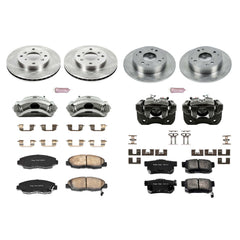 Power Stop KCOE1240A Autospecialty 1-Click Daily Driver Front And Rear Brake Kit for 1998-2002 Honda Accord Coupe (2 Door) Rear Disc product image