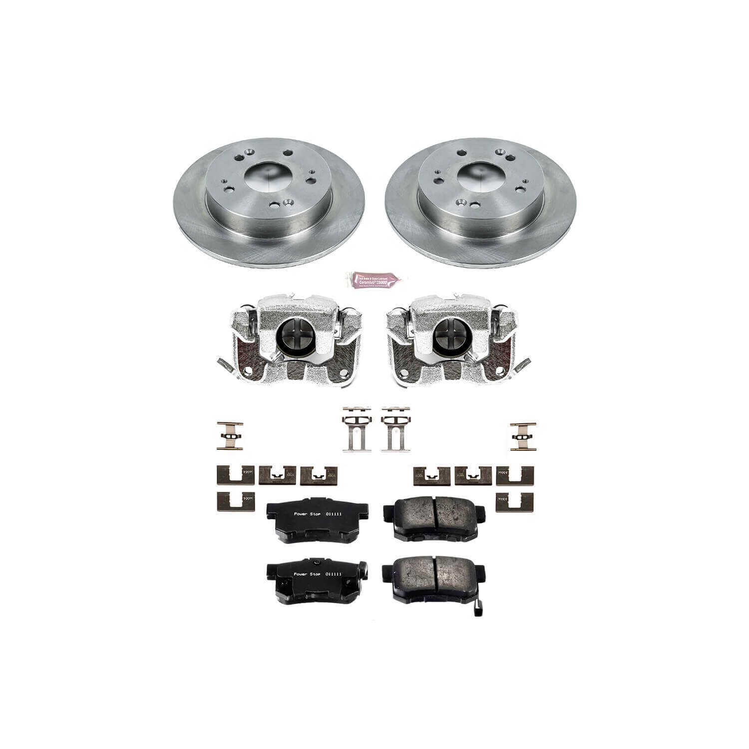 Power Stop KCOE1243 Autospecialty 1-Click Daily Driver Rear Brake Kit for 2013-2015 Acura ILX product image
