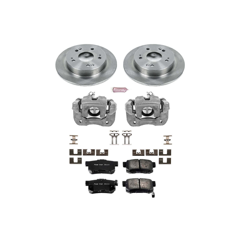 Power Stop KCOE1243B Autospecialty 1-Click Daily Driver Rear Brake Kit for 1997-2001 Honda Prelude product image