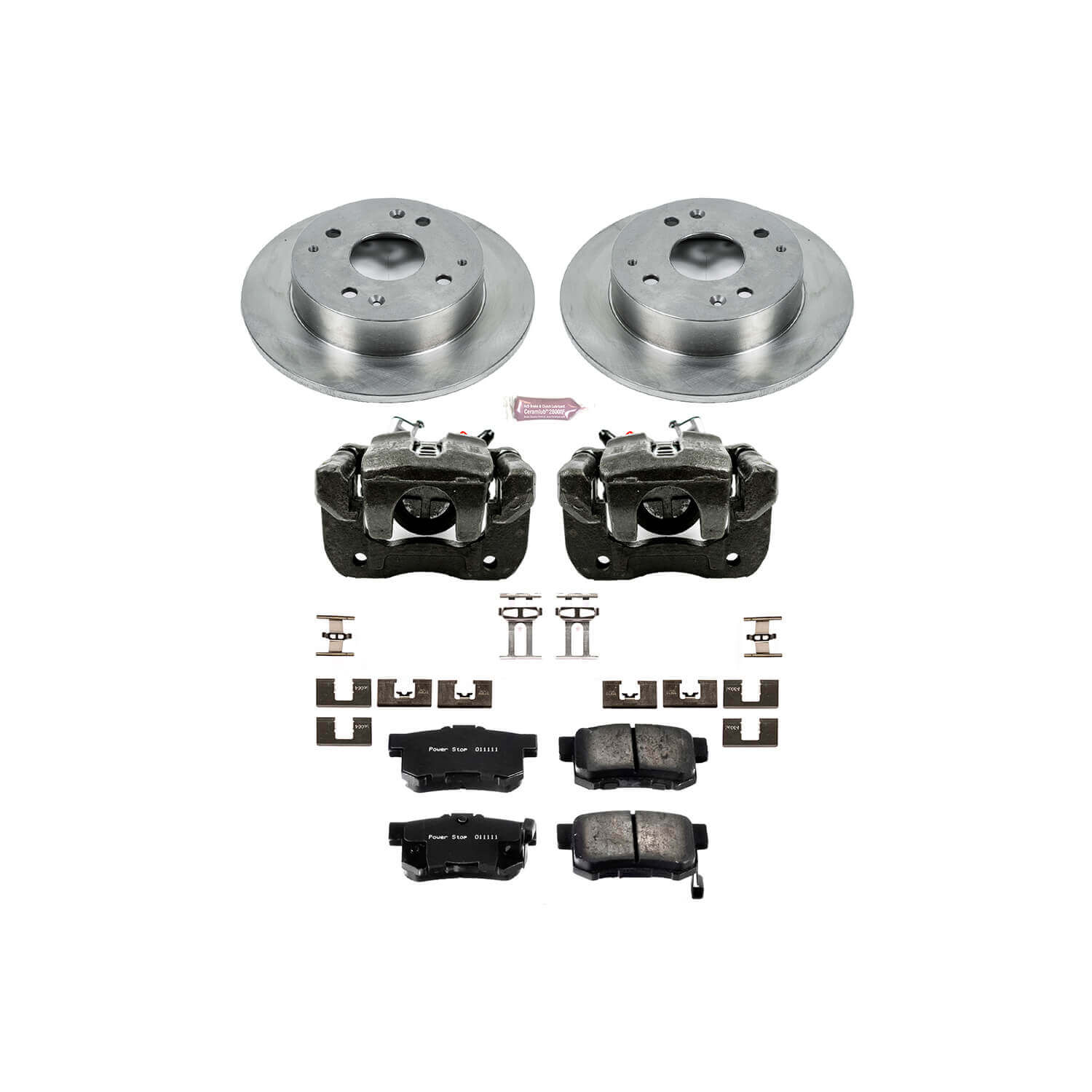 Power Stop KCOE1244 Autospecialty 1-Click Daily Driver Rear Brake Kit for 1998-2002 Honda Accord Coupe (2 Door) Rear Disc product image