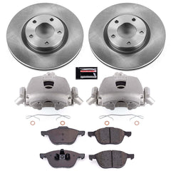 Power Stop KCOE125B Autospecialty 1-Click OE Replacement Pad And Rotor Kit With Calipers for 2004-2006 Mazda 3 product image