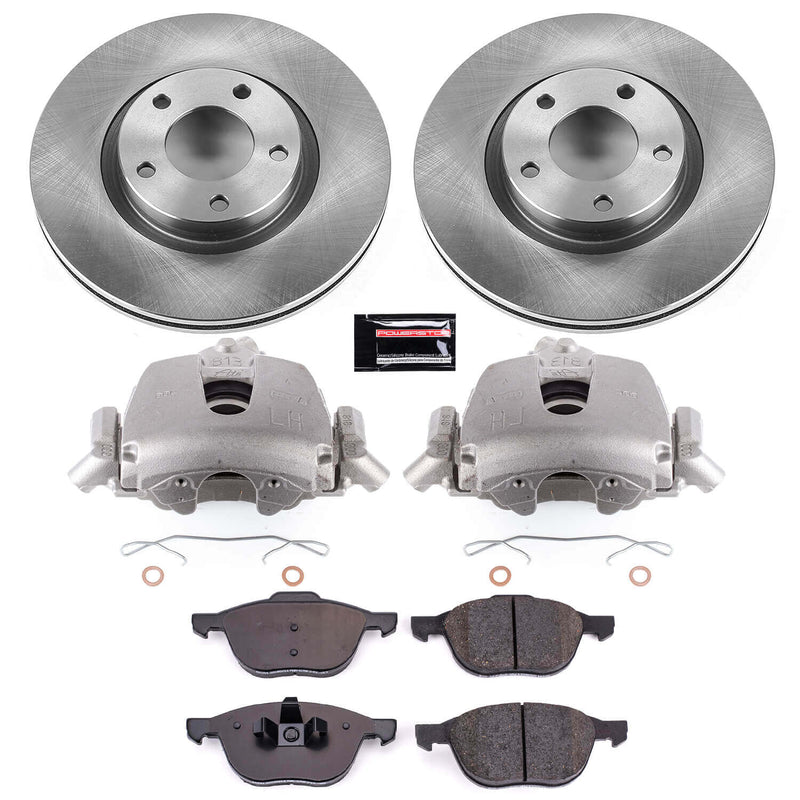 Power Stop KCOE125B Autospecialty 1-Click OE Replacement Pad And Rotor Kit With Calipers for 2004-2006 Mazda 3 product image