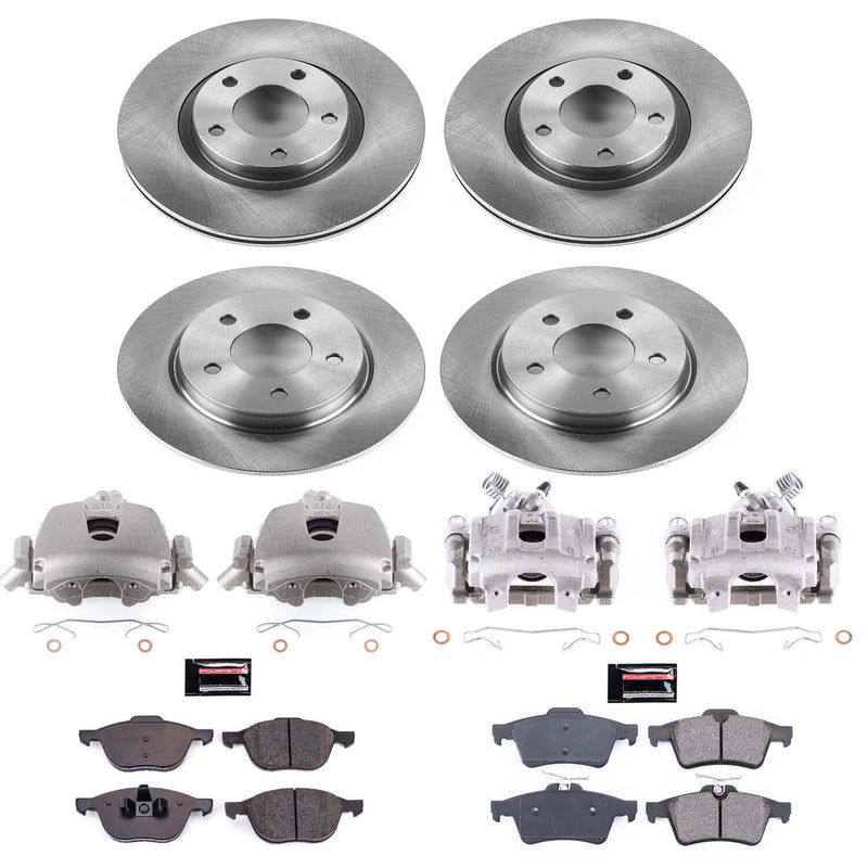 Power Stop KCOE126 Autospecialty 1-Click OE Replacement Pad And Rotor Kit With Calipers for 2004-2006 Mazda 3 product image