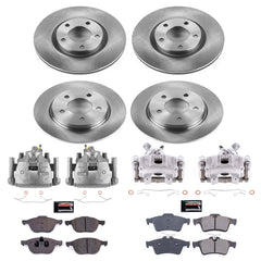 Power Stop KCOE126C Autospecialty 1-Click OE Replacement Pad And Rotor Kit With Calipers for 2008-2013 Mazda 3 S product image