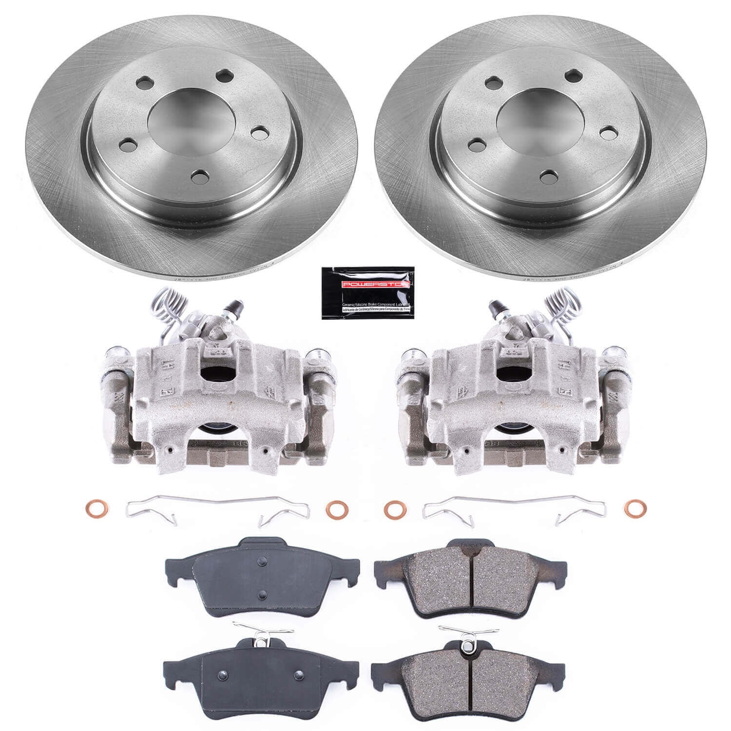 Power Stop KCOE129 Autospecialty 1-Click OE Replacement Pad And Rotor Kit With Calipers for 2004-2006 Mazda 3 product image
