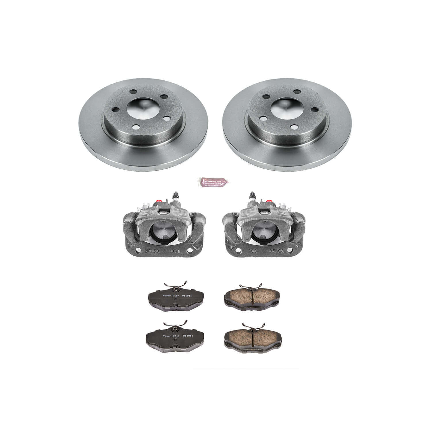 Power Stop KCOE1298 Autospecialty 1-Click Daily Driver Rear Brake Kit for 1993 Ford Taurus GL, LX, Sho Rear Disc product image