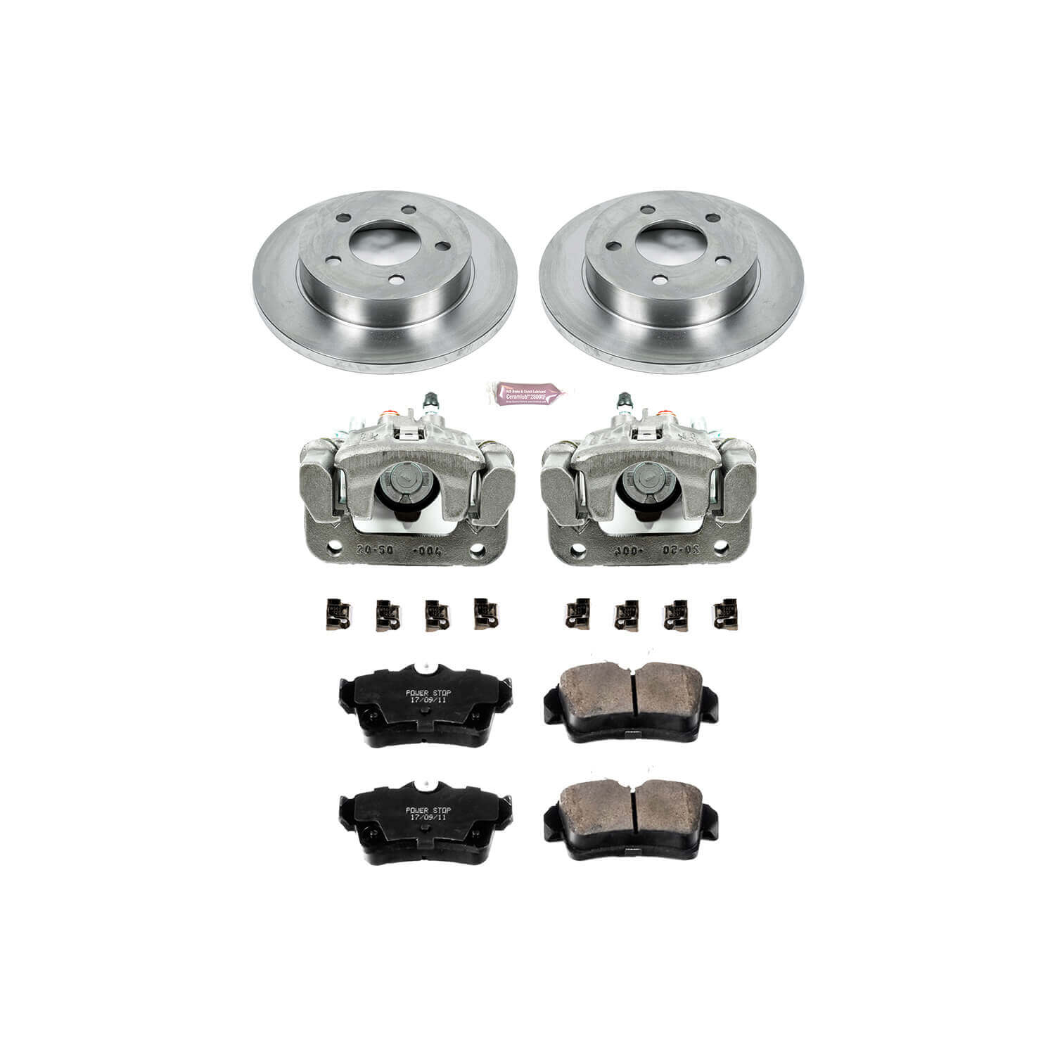Power Stop KCOE1303 Autospecialty 1-Click Daily Driver Rear Brake Kit for 1994 Ford Mustang Base, GT product image
