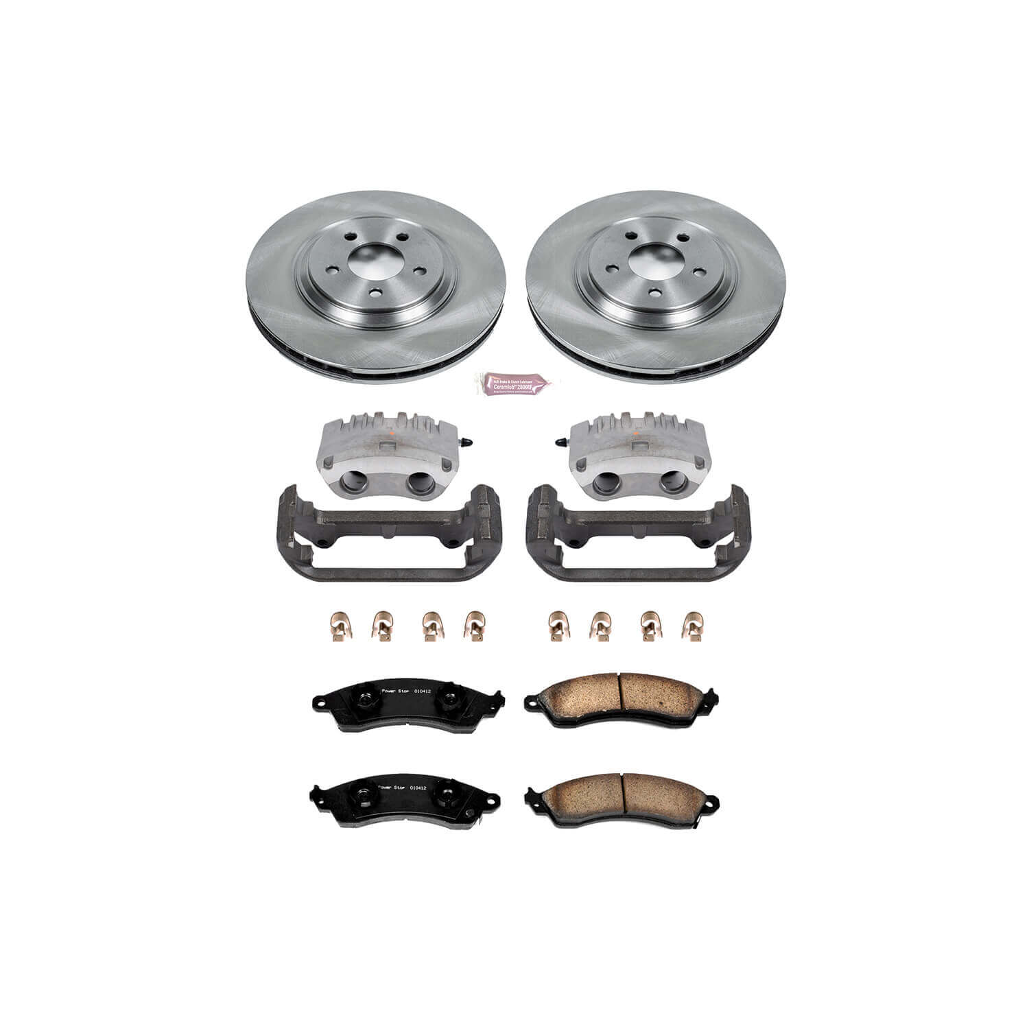 Power Stop KCOE1304C Autospecialty 1-Click Daily Driver Front Brake Kit for 1999 Ford Mustang Svt Cobra product image