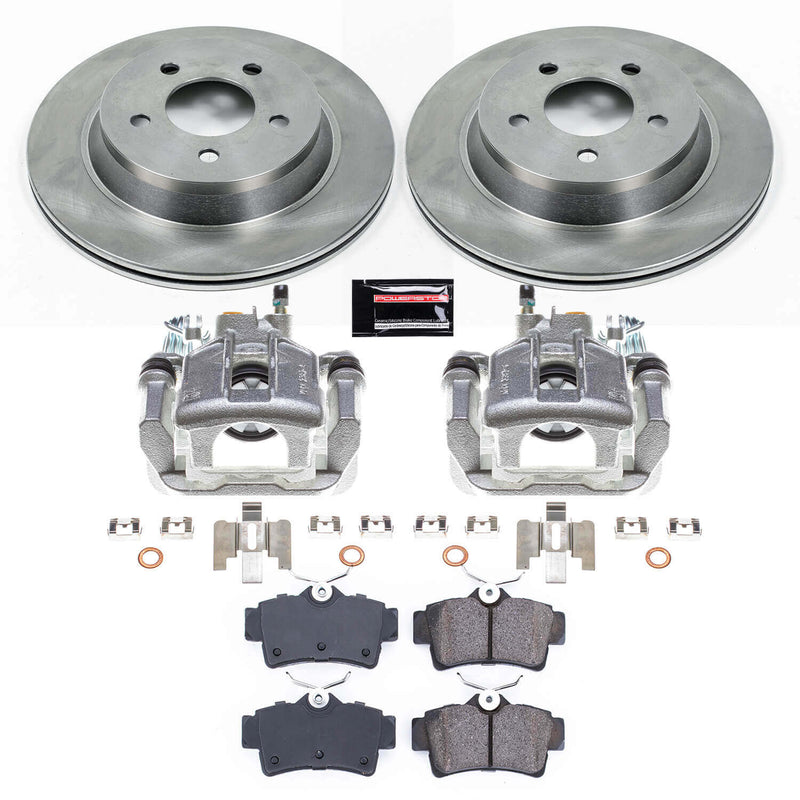 Power Stop KCOE1306A Autospecialty 1-Click Daily Driver Front Brake Kit for 1994-1999 Ford Mustang Svt Cobra product image