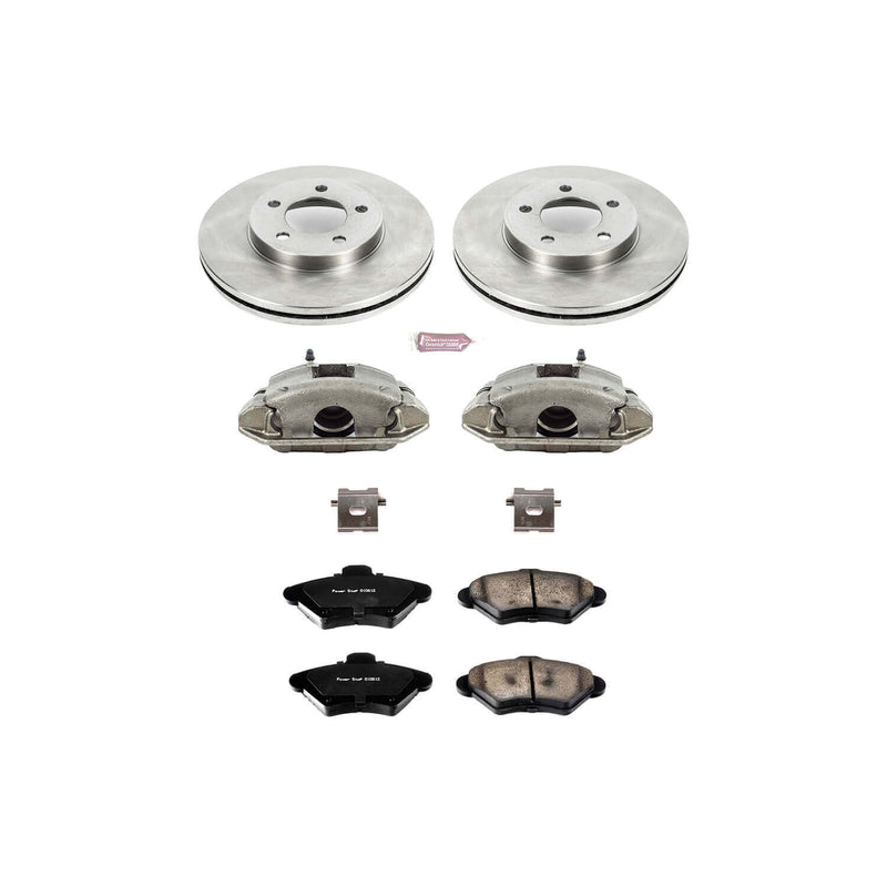 Power Stop KCOE1325 Autospecialty 1-Click Daily Driver Front Brake Kit for 1993-1995 Ford Thunderbird product image
