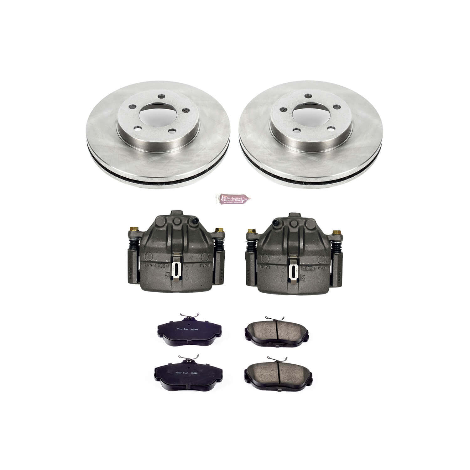 Power Stop KCOE1327 Autospecialty 1-Click Daily Driver Front Brake Kit for 1994 Ford Taurus product image