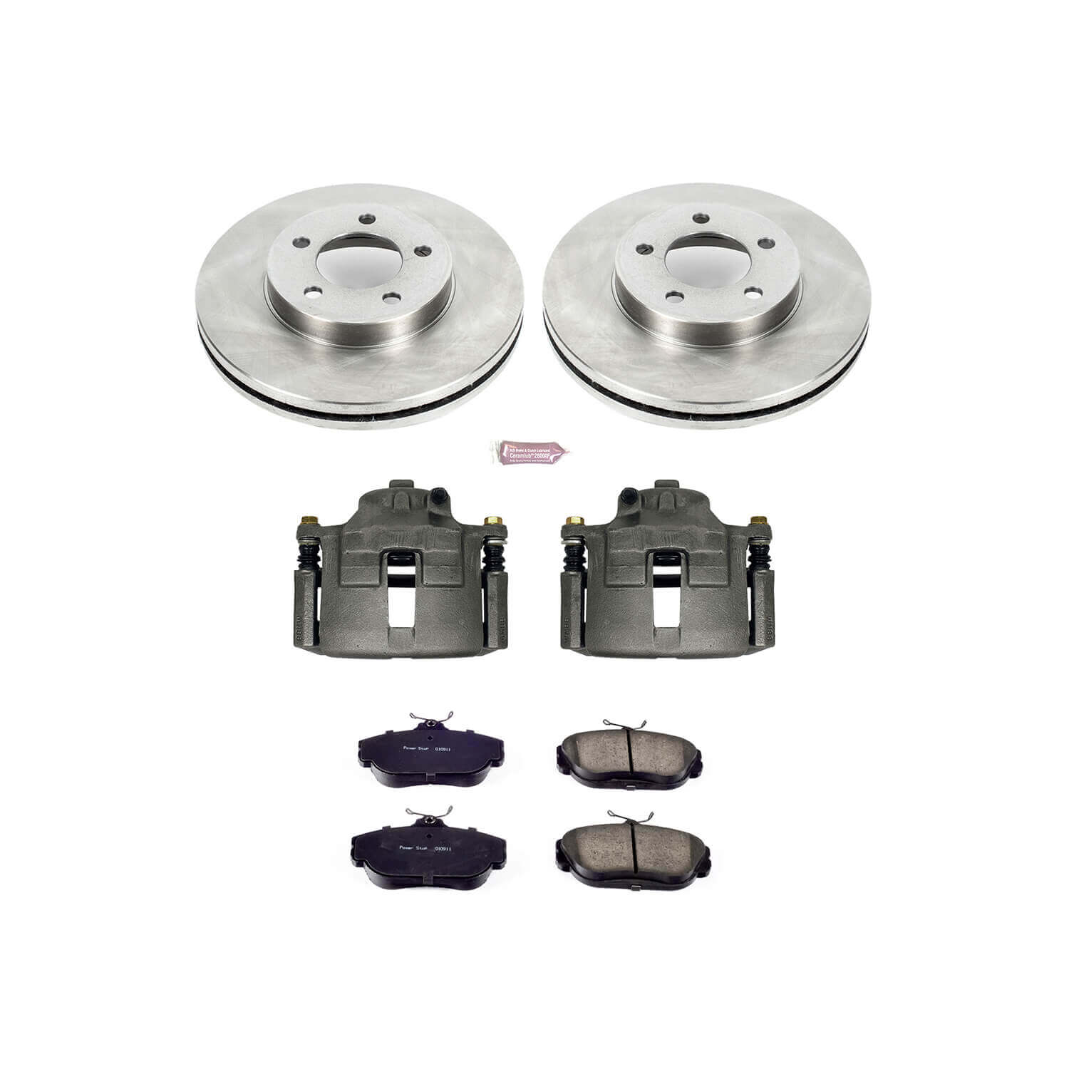 Power Stop KCOE1327B Autospecialty 1-Click Daily Driver Front Brake Kit for 1995-1998 Ford Windstar product image