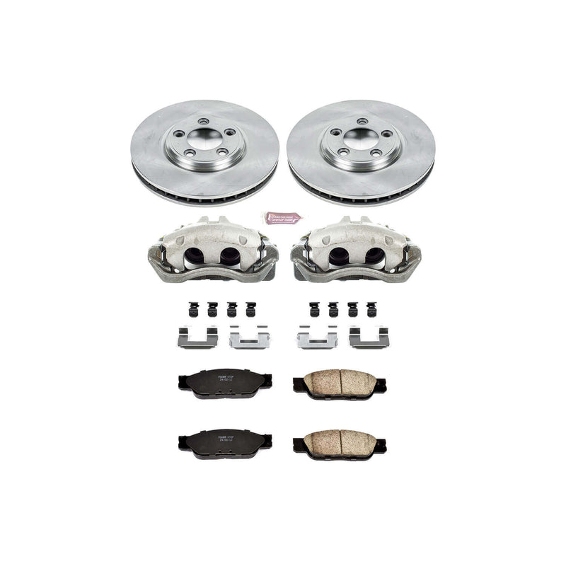 Power Stop KCOE1351 Autospecialty 1-Click Daily Driver Front Brake Kit for 2002-2005 Ford Thunderbird product image