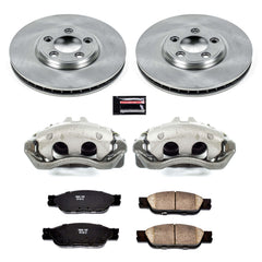 Power Stop KCOE1353 Autospecialty 1-Click OE Replacement Front Brake Kit With Calipers for 2003-2004 Jaguar S-Type Base product image