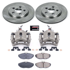 Power Stop KCOE1361 Autospecialty 1-Click OE Replacement Rear Brake Kit With Calipers for 2002-2005 Ford Thunderbird product image