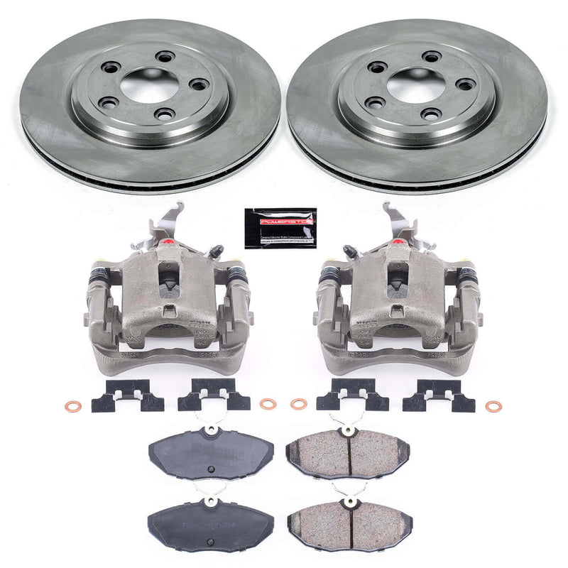 Power Stop KCOE1361 Autospecialty 1-Click OE Replacement Rear Brake Kit With Calipers for 2002-2005 Ford Thunderbird product image
