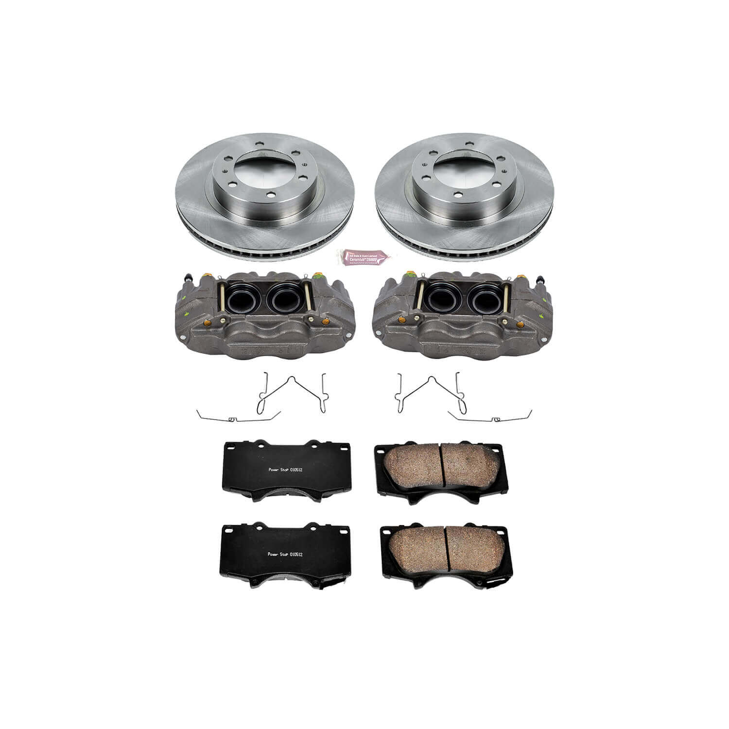 Power Stop KCOE137 Autospecialty 1-Click Daily Driver Front Brake Kit for 2003-2009 Toyota 4Runner product image
