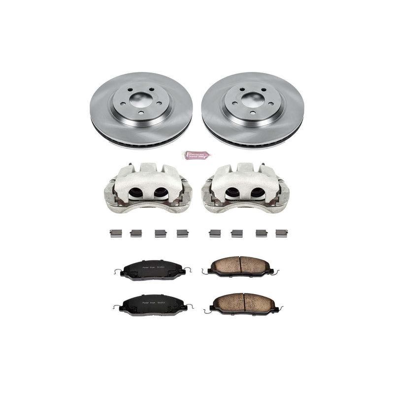 Power Stop KCOE1380 Autospecialty 1-Click Daily Driver Front Brake Kit for 2005-2006 Ford Mustang product image