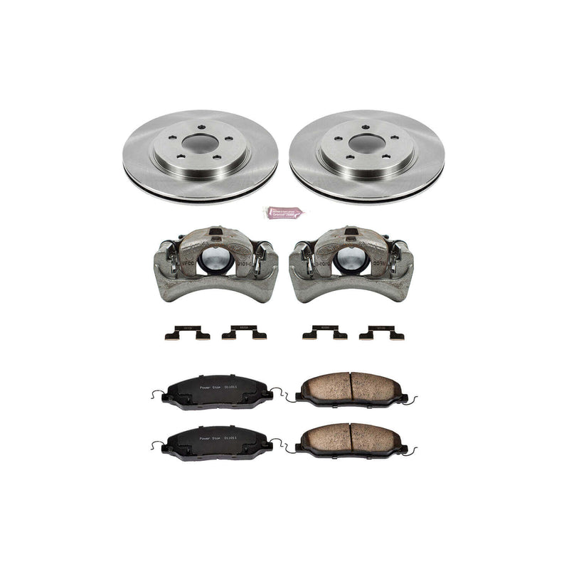 Power Stop KCOE1384 Autospecialty 1-Click Daily Driver Rear Brake Kit for 2005-2009 Ford Mustang product image