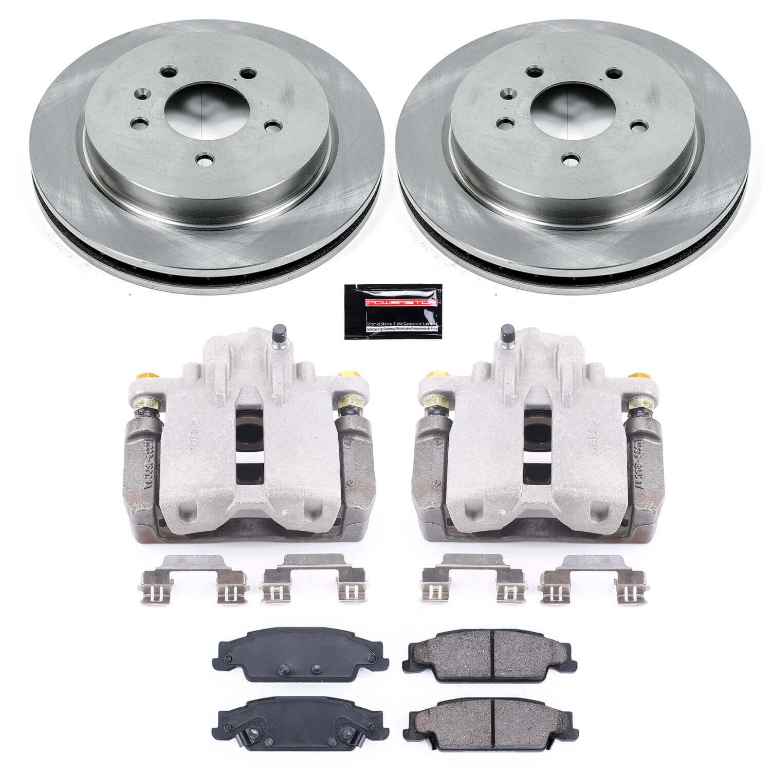 Power Stop KCOE1425 Autospecialty 1-Click OE Replacement Rear Brake Kit With Calipers for 2003 Cadillac Cts product image