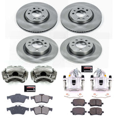 Power Stop KCOE1434 Autospecialty 1-Click OE Replacement Front And Rear Brake Kit With Calipers for 2006-2009 Pontiac Solstice product image