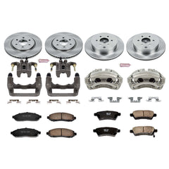 Power Stop KCOE144 Autospecialty 1-Click Daily Driver Front And Rear Brake Kit for 2005-2012 Nissan Pathfinder product image