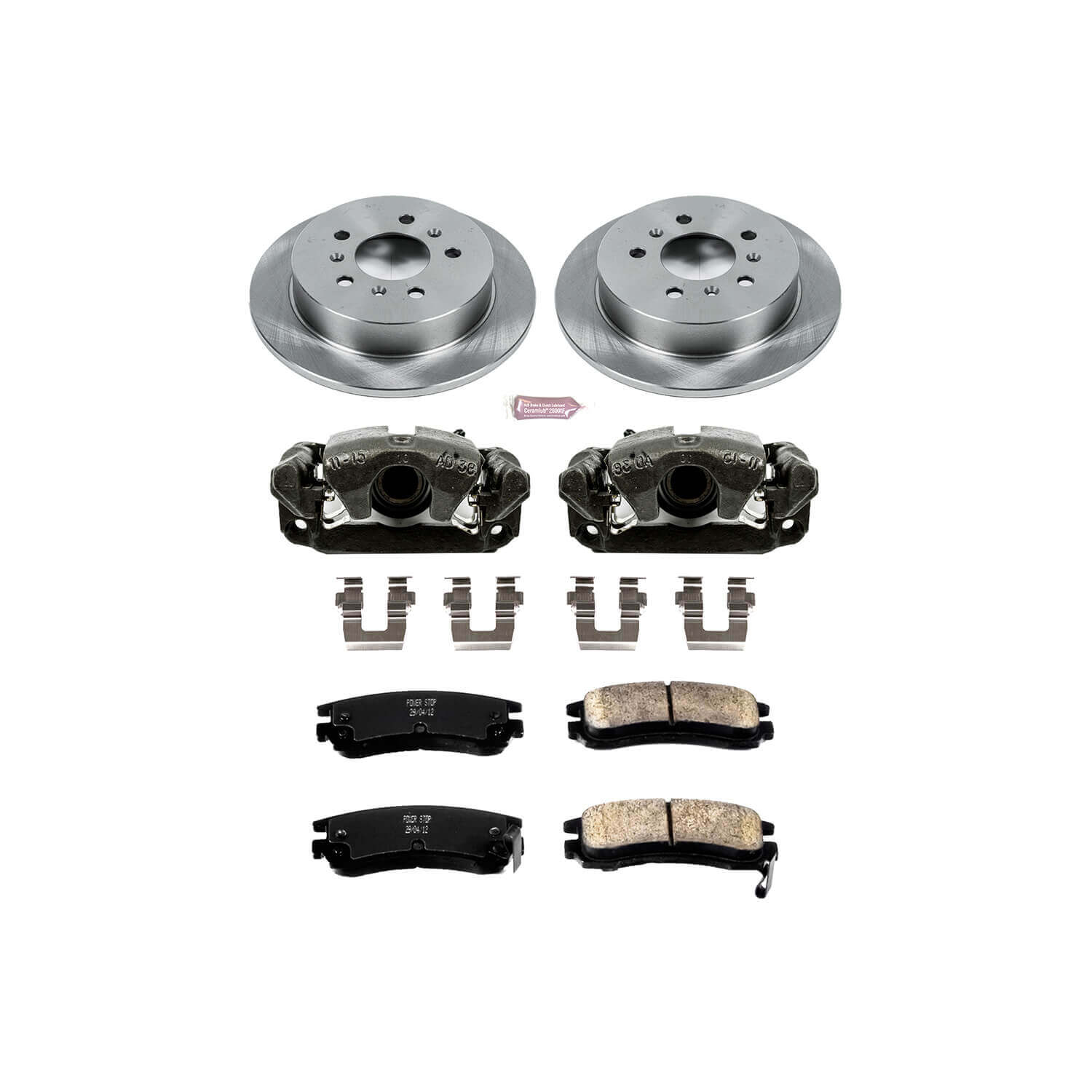 Power Stop KCOE1440 Autospecialty 1-Click Daily Driver Rear Brake Kit for 2008-2009 Buick Allure product image