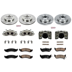 Power Stop KCOE1443 Autospecialty 1-Click Daily Driver Front And Rear Brake Kit for 2006-2010 Ford Explorer product image