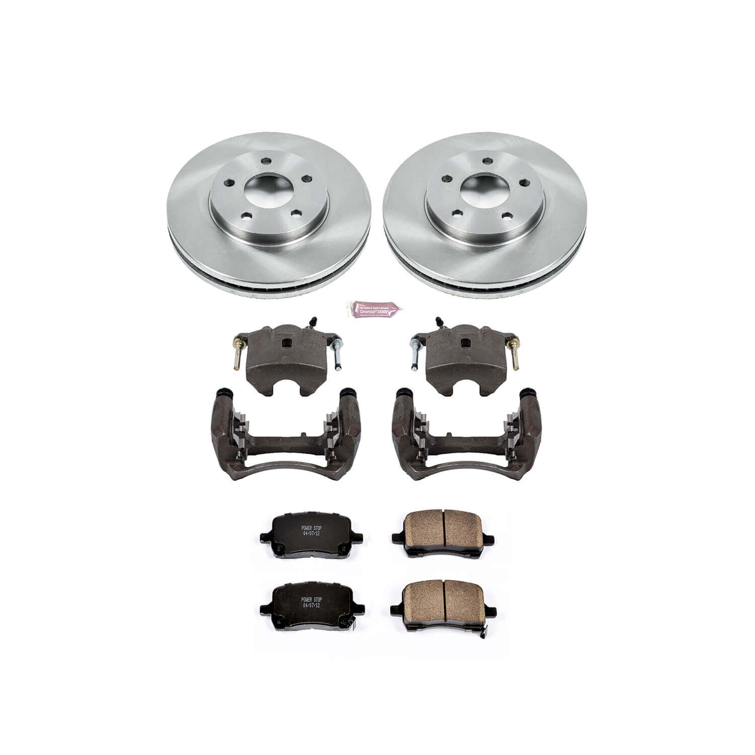 Power Stop KCOE1448 Autospecialty 1-Click Daily Driver Front Brake Kit for 2008-2010 Chevrolet Hhr Rear Drum product image