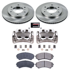 Power Stop KCOE148 Autospecialty 1-Click OE Replacement Pad And Rotor Kit With Calipers for 2001-2006 Mitsubishi Montero product image