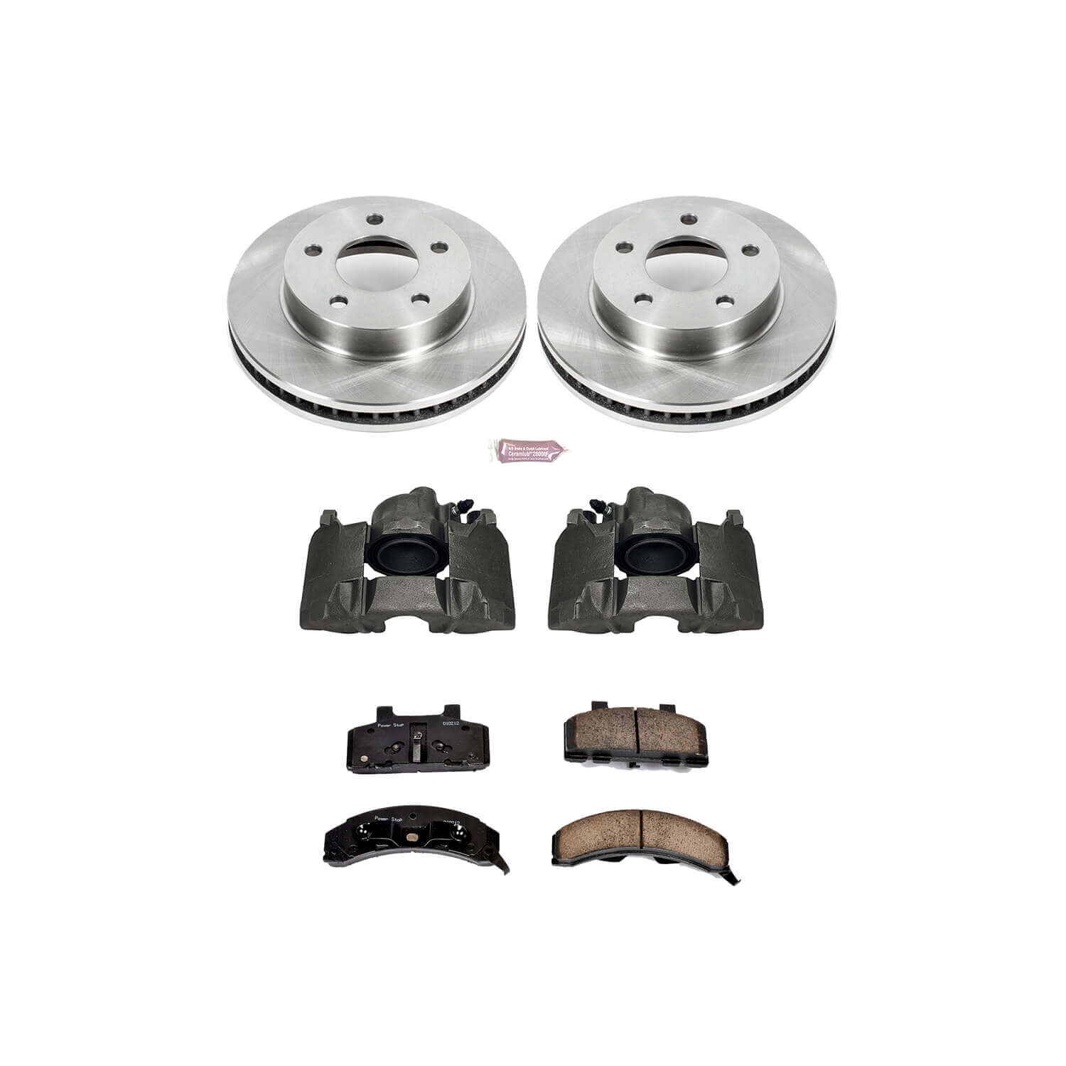 Power Stop KCOE1487 Autospecialty 1-Click Daily Driver Front Brake Kit for 1983-1996 Buick Century product image