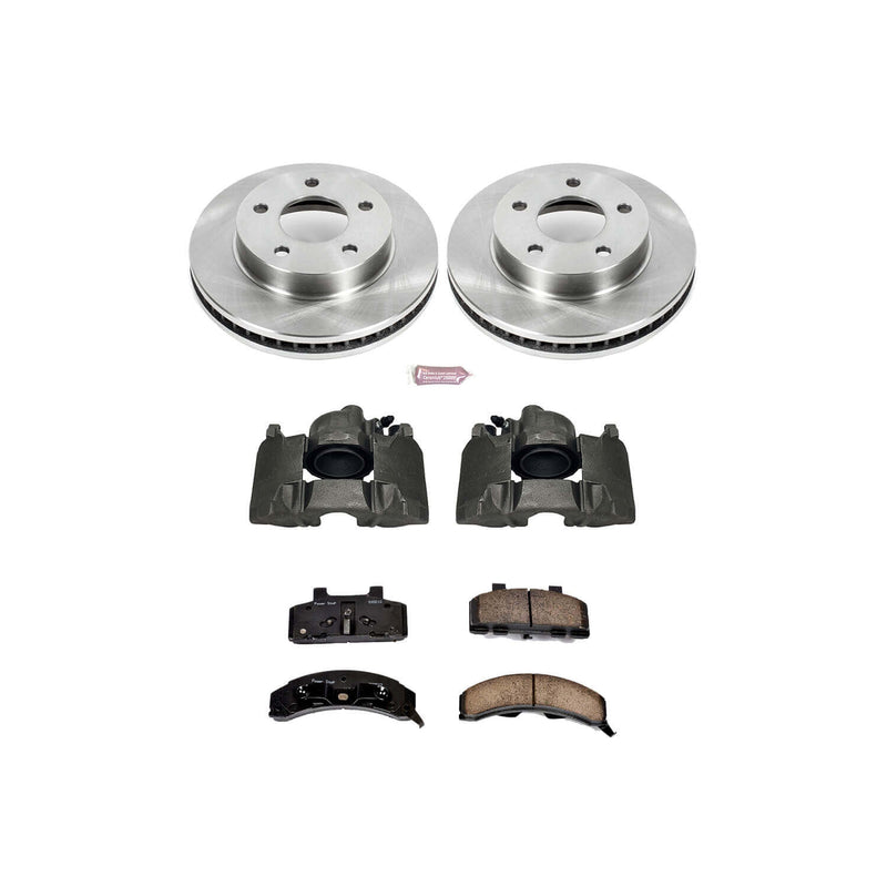 Power Stop KCOE1487 Autospecialty 1-Click Daily Driver Front Brake Kit for 1983-1996 Buick Century product image