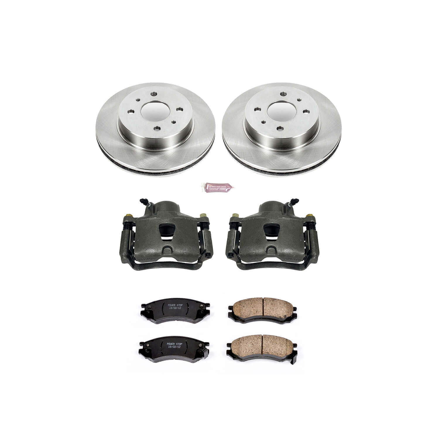Power Stop KCOE1515 Autospecialty 1-Click Daily Driver Front Brake Kit for 1991-1992 Saturn Sc product image