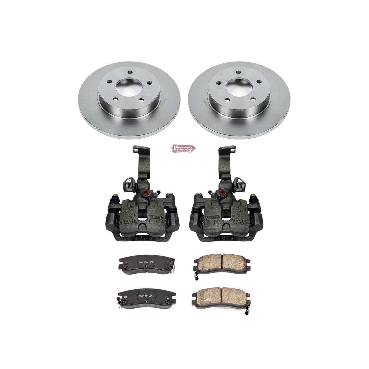 Power Stop KCOE1526 Autospecialty 1-Click Daily Driver Rear Brake Kit for 2001-2003 Oldsmobile Aurora product image
