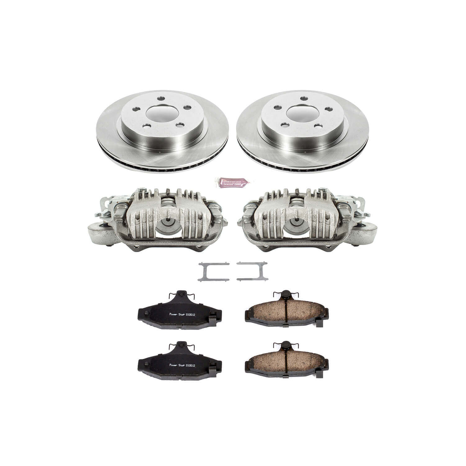 Power Stop KCOE1531 Autospecialty 1-Click Daily Driver Rear Brake Kit for 1993-1997 Chevrolet Camaro Rear Disc product image