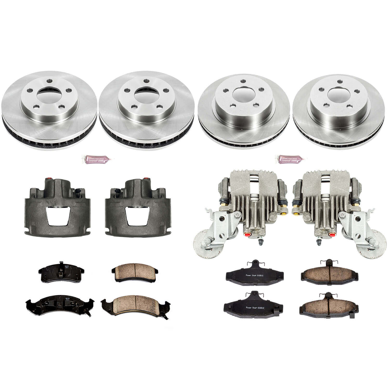 Power Stop KCOE1533 Autospecialty 1-Click Daily Driver Front And Rear Brake Kit for 1993 Chevrolet Camaro Rear Disc product image
